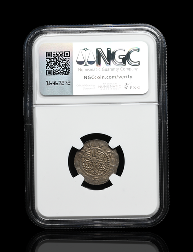NETHERLANDS, Friesland. Egbert II, 1068-1090, Silver Denier, NGC MS62 - Picture 4 of 4