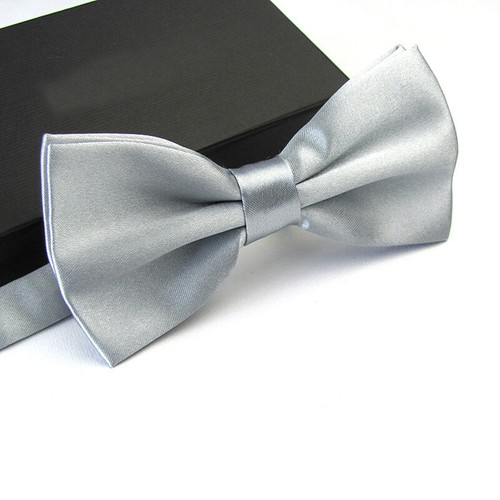 Men Satin Bowtie Classic Wedding Party Bow Tie Solid Color Adjustable Neckt~NA - Picture 11 of 21