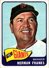 1965 Topps #32 Herman Franks