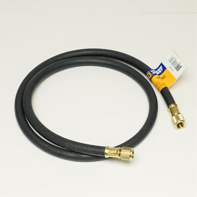 Yellow Jacket 15660 PLUS II 3/8'' Charging/Vacuum Hose 60'' with Straight Fittings