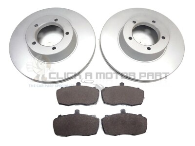 LEYLAND DAF LDV CONVOY 400 96-05 FRONT 2 BRAKE DISCS & PADS VENTED ( NO ABS)