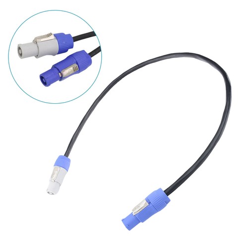5 Pack Powercon Extended Cable 5ft Male to Female Power Plug for Stage Par Light - 第 11/12 張圖片