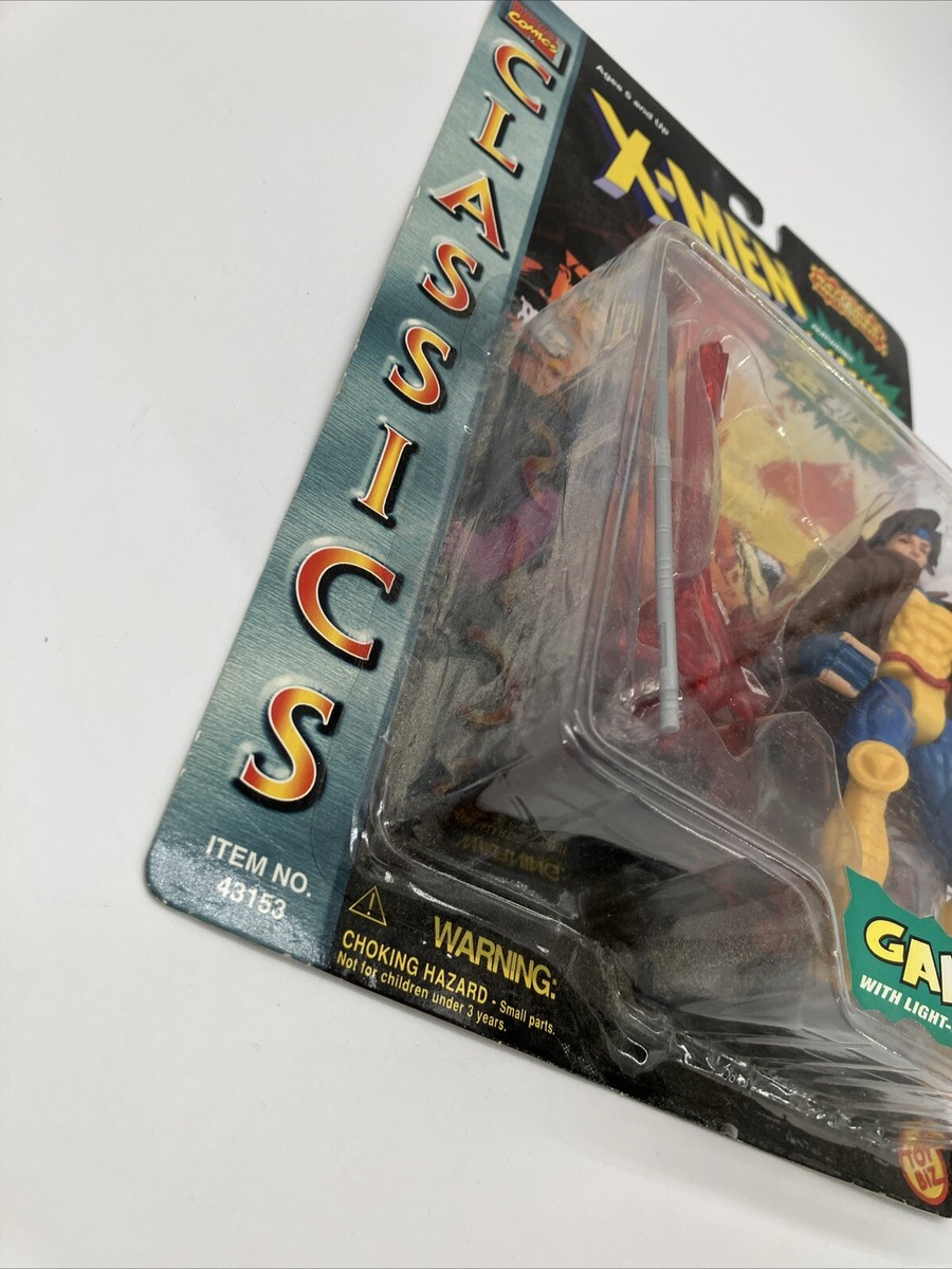 X-MEN TOYBIZ GAMBIT ヴィンテージフィギュア 1996 ToyBiz Marvel Comics X-men Classics Gambit Light up