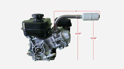 Exhaust With Muffler for: Subaru Robin EX17, EX13, EX21,EX27 & 6