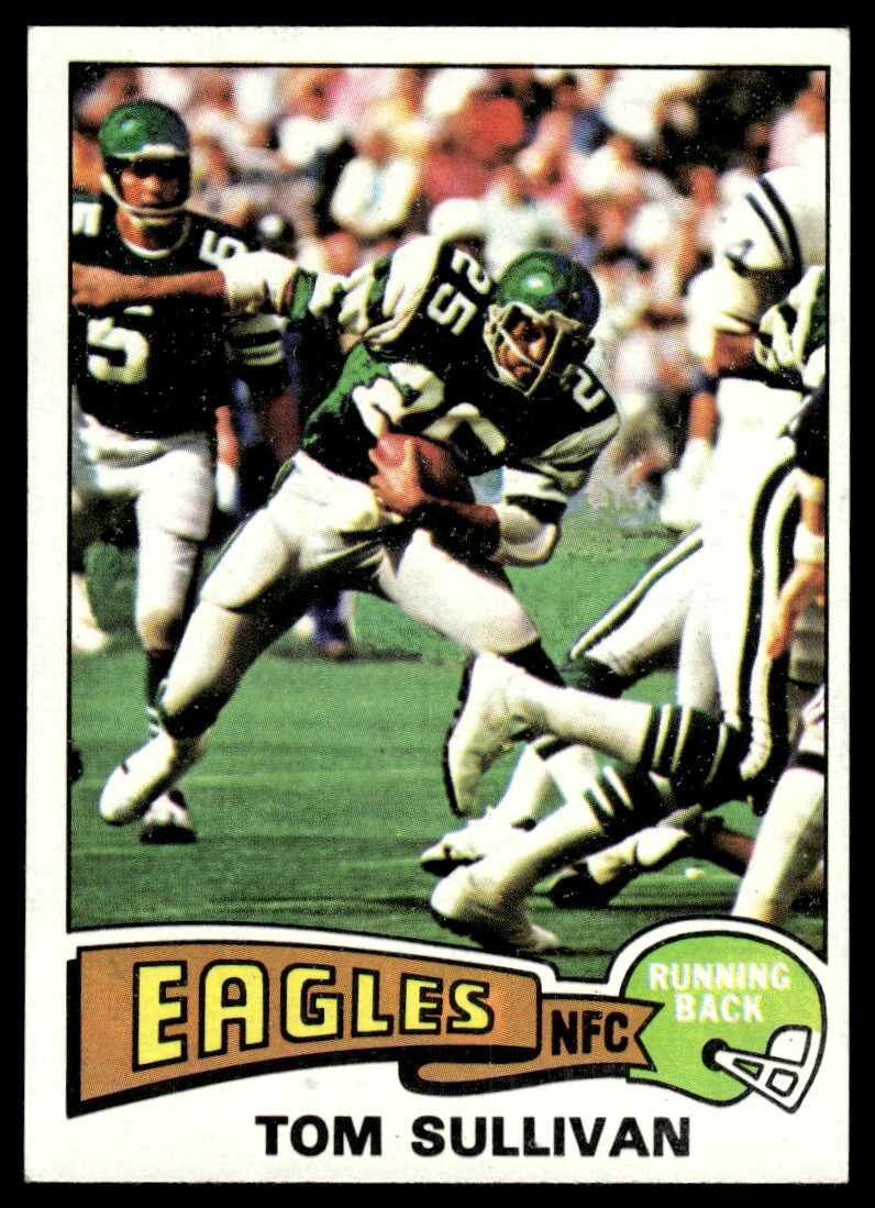 1975 Topps Tom Sullivan Rookie Philadelphia Eagles #509