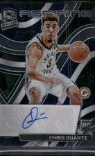 2021-22 Panini Spectra #AA-CDT Chris Duarte Aspiring Autographs #/99