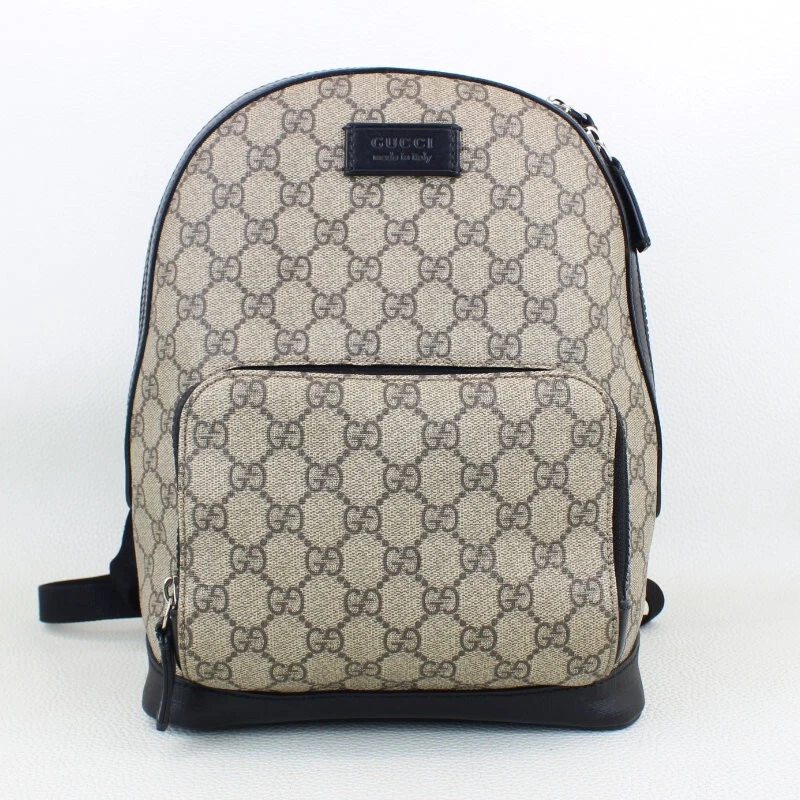 Sac à dos Gucci GG Supreme monogramme petit Eden Day noir
