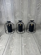 Halloween Bat Birdcage Target Bullseye Decorative Cloche With Candles
