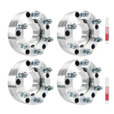 4Pcs 2" 5x4.75 to 6x5.5 Wheel Adapters M12X1.5 For Chevy S10 Corvette Silverado