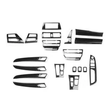 For BMW X6 E71 2008-2013 Carbon Fiber ABS Style Interior Accessories Decor Cover