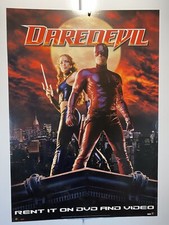 Daredevil. Original UK Video Shop Poster.