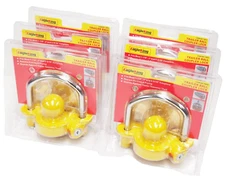 Lot of (6) keyed Alike Universal Tow Trailer Coupler Lock fits 1-7/8" 2" 2-5/16"