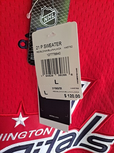 WASHINGTON CAPITALS ADIDAS TRIKOT GRÖSSE 52 L HERREN HOCKEY NEU MIT ETIKETT AUTHENTISCH $ 120 🔥 - Bild 8 von 8