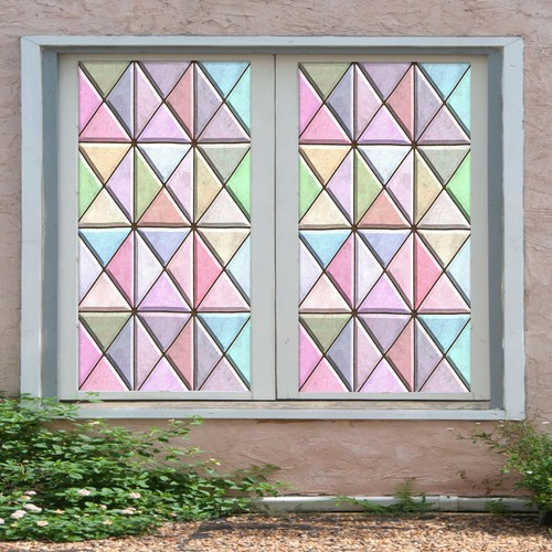 3D Grafik 1119NAN Fenster Folie Druck Aufkleber haften Buntglas UV Block Fay - Bild 2 von 11