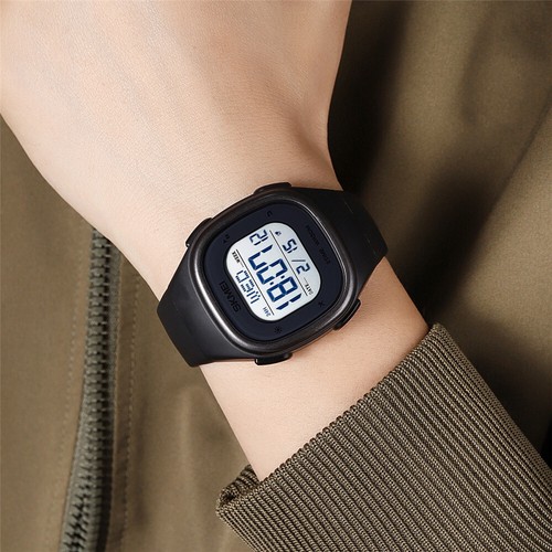 SKMEI Men Boys Student LED Digital Square Outdoor Sport Quartz Wrist Watches - Picture 10 of 31