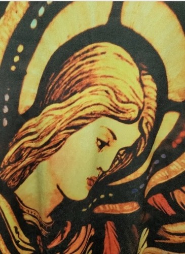 Vintage Forté Virgin Mary Madonna Performance Tshirt 3XL Wearable Art See Descr - Picture 2 of 7