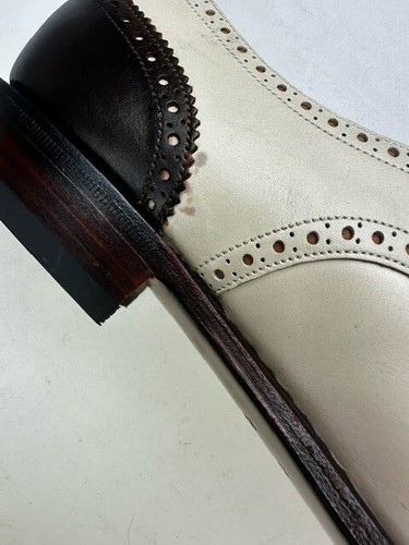 Woman Carmina Shoemaker Derby Spectator Size UK6,5 Hills 1206 Brown/Bone Vitello - Imagen 6 de 7