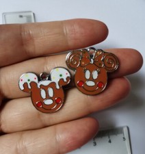 Lot Christmas mickey minnie Metal Charms DIY Earrings Jewelry Making Pendant