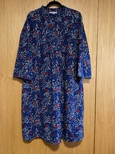 Only Necessities Ladies Cardinal Flannel Ruffled Neck MIdi Nightgown LGE 18-20 