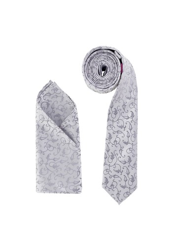 Slim / Skinny Neck Tie + Free Matching Pocket Square Branded by Dress Code UK - Picture 24 of 39