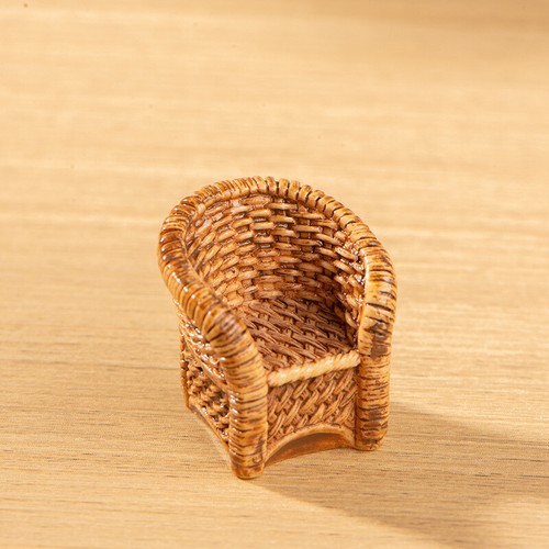 1/12 Dollhouse Simulation Bamboo Basket Dollhouse Miniature Furniture Decoration - Photo 13/22