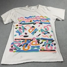 Vintage Gilda Marx Shirt One Size Extra Large White Single Stitch Art Print