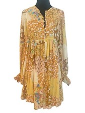 NWT Sample Spell & the Gypsy Collective Long Sleeve Mini Tunic Dress Sz S