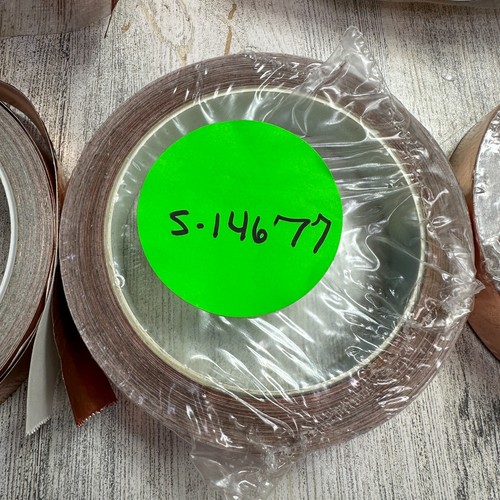 3 Rolls Copper Foil S-14677 1 ULINE Kapton Tape S-7596 & 2" Copper Flashing Roll - Picture 12 of 12