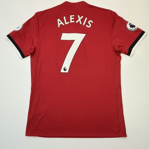 Alexis #7 Manchester United Home 2017 2018 Football Shirt Jersey Adidas BS1214 - Picture 2 of 18