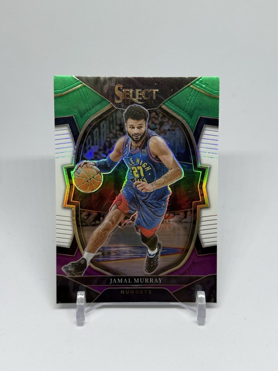 2022-23 Panini Select Jamal Murray #39 Green/White/Purple Prizms 