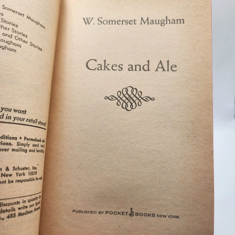 Cakes And Ale by W. Somerset Maugham Fiction Paperback Novel - Image 4 of 4