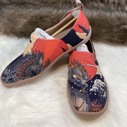 New UIN Men's Loafers Painted Slip On Canvas Walking Shoes/Creature US7 - 第 7/11 張圖片