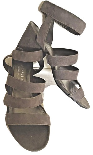 David Jones Soft & Flexy Sandals Size UK 6 ( AU 8 ) Brand New Suede Grey
