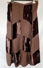 SKIRT VINTAGE CACHET TRACHTEN OKTOBERFEST DIRNDL TYROL VELWET WOMENS US 14 L 42