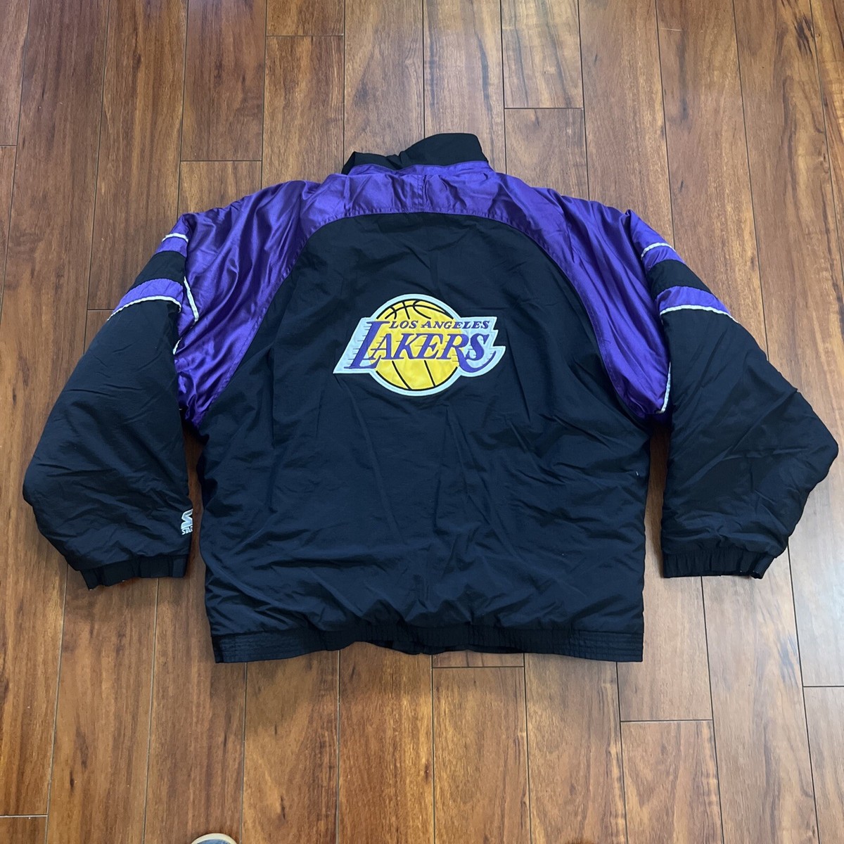 J*a様 USA製 Lakers Starter スタジャンNBA 90's VTG 90s Los Angeles LA Lakers Starter Authentic NBA Jacket