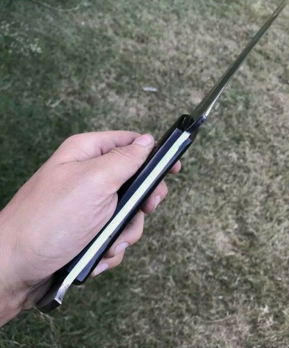 KC 20" Xiphos greco doppio bordo fatto a mano D2 acciaio manico corno di bufalo - Foto 6 di 6