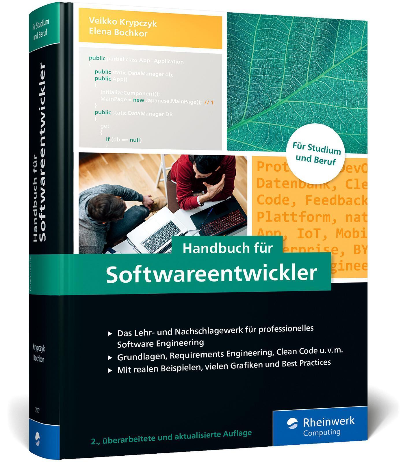 Thumbnail - Handbuch Für Softwareentwickler Veikko Krypczyk (u. A.) Buch Rheinwerk