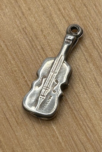 Vintage Sterling Silber Violine Armband Charm - Bild 3 von 4