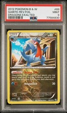 2012 Pokemon Black & White Dragons Exalted 89 Gabite Reverse Holo PSA 9 POP 1