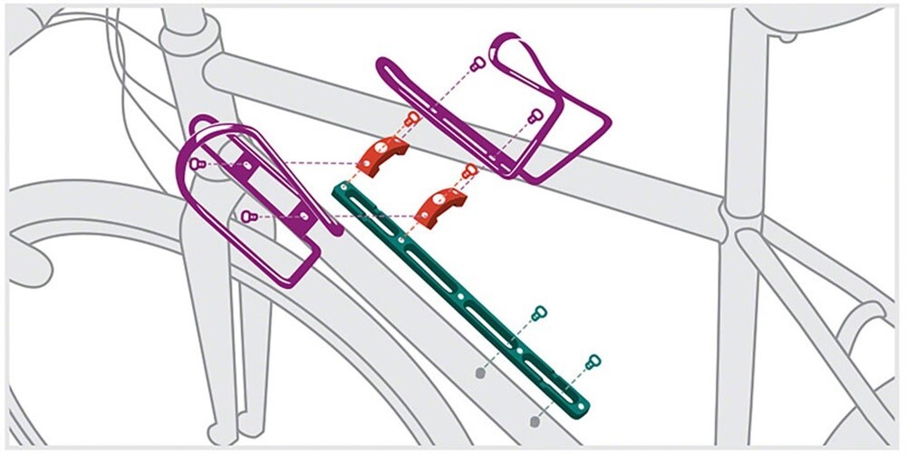 Компоненты зуба волка Базовое крепление B-RAD 4