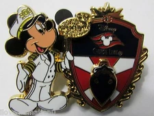 Disney DCL Captain's Choice Captain Mickey with Coat of Arms Pin