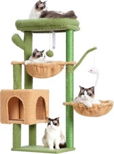 Cat Tree, 39.4 Inches Tower Condo with Scratching Post, Cat Tower