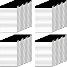5" X 8" Note Pads 48 Pack of Legal Pads 30 Sheets Notepad College Ruled Small Wr