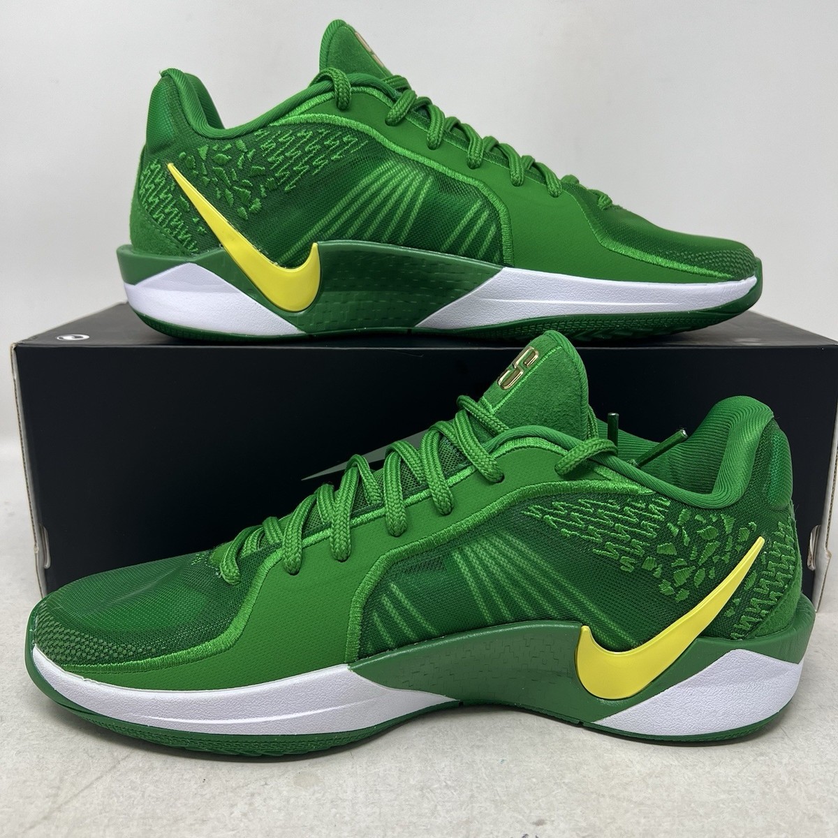 Nike Sabrina 2 Oregon Green Yellow Womens 8 Basketball Shoes No