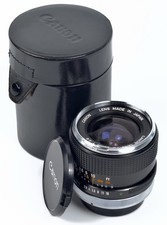 CLA'd "O" Lens MINT Canon FD 24mm f/2.8 Silver Chrome Nose Wide Angle MF