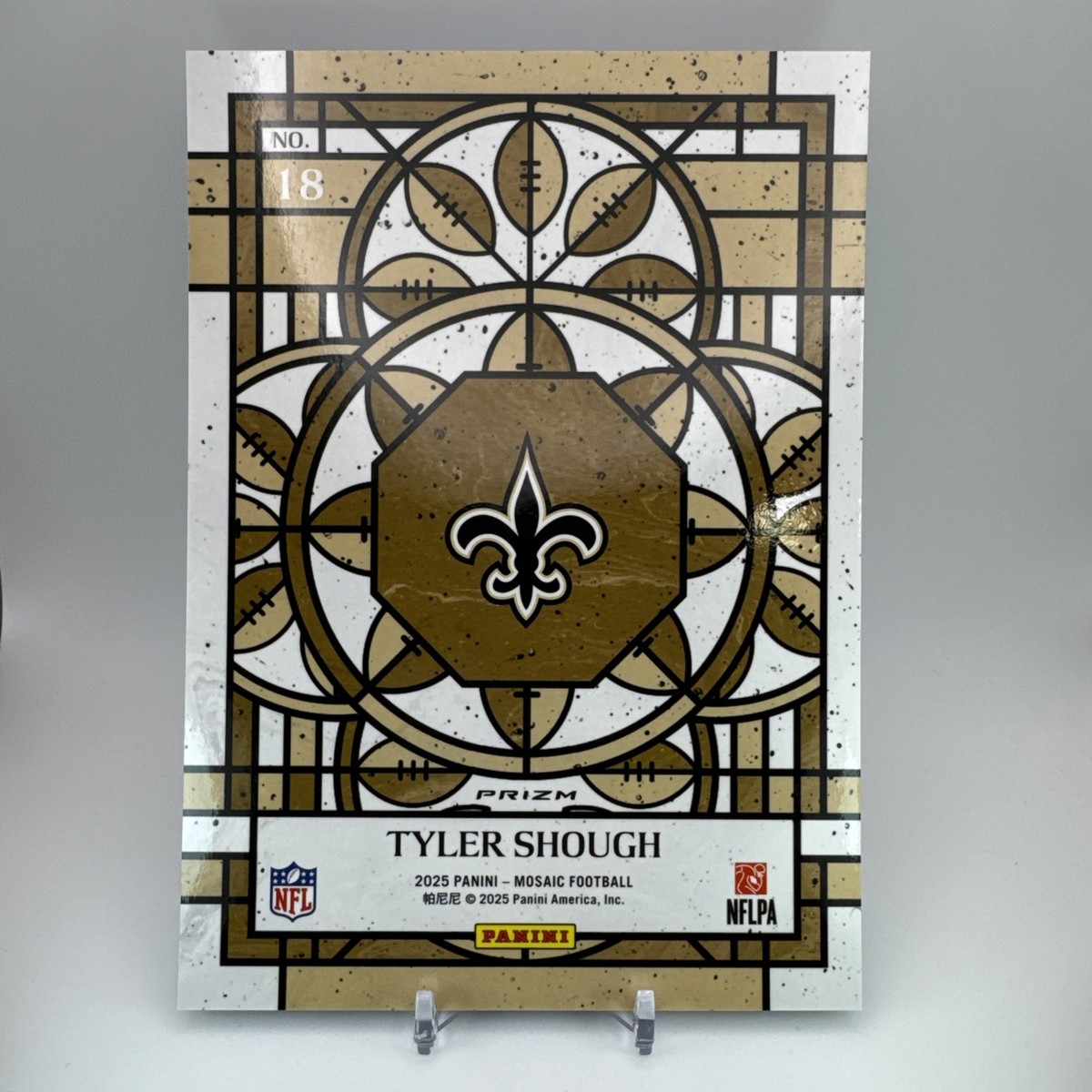 Tyler Shough - 2025 Panini Mosaic Oversized Jumbo Stained Glass
