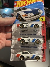 2026 Hot Wheels Ferrari 365 GTB4 Competizione Set Of 3