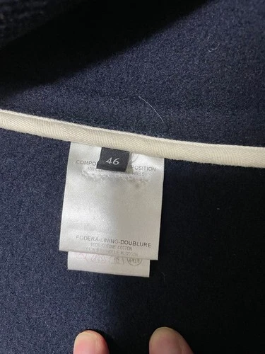 USED GUCCI WOOL PEA COAT GOOD image 3