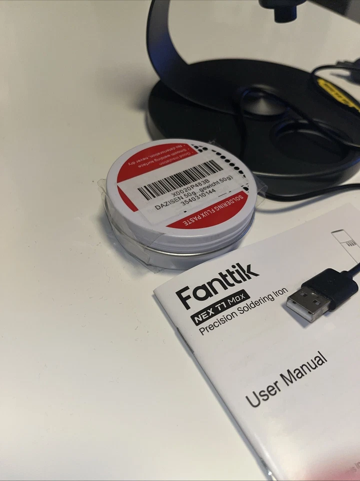 Fanttik NEX Precision Soldering Iron Kit - Barely Used - With Cable, Solder & Paste - Image 3 of 3