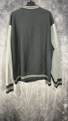 Champion Reverse Weave Bomberjacke Letterman grau Gr. 3XL Herren grau weiß - Bild 13 von 14
